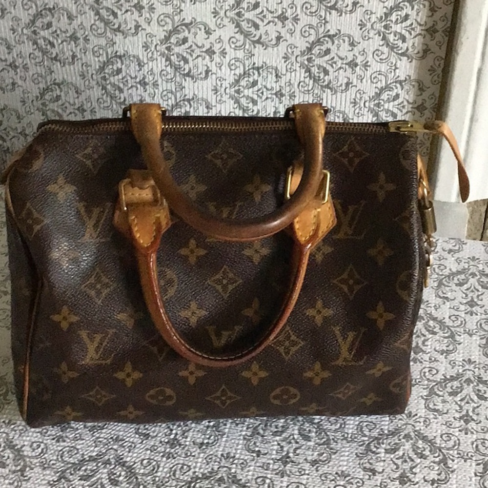 Louis Vuitton Brown Mini Bag with Signature Monogram